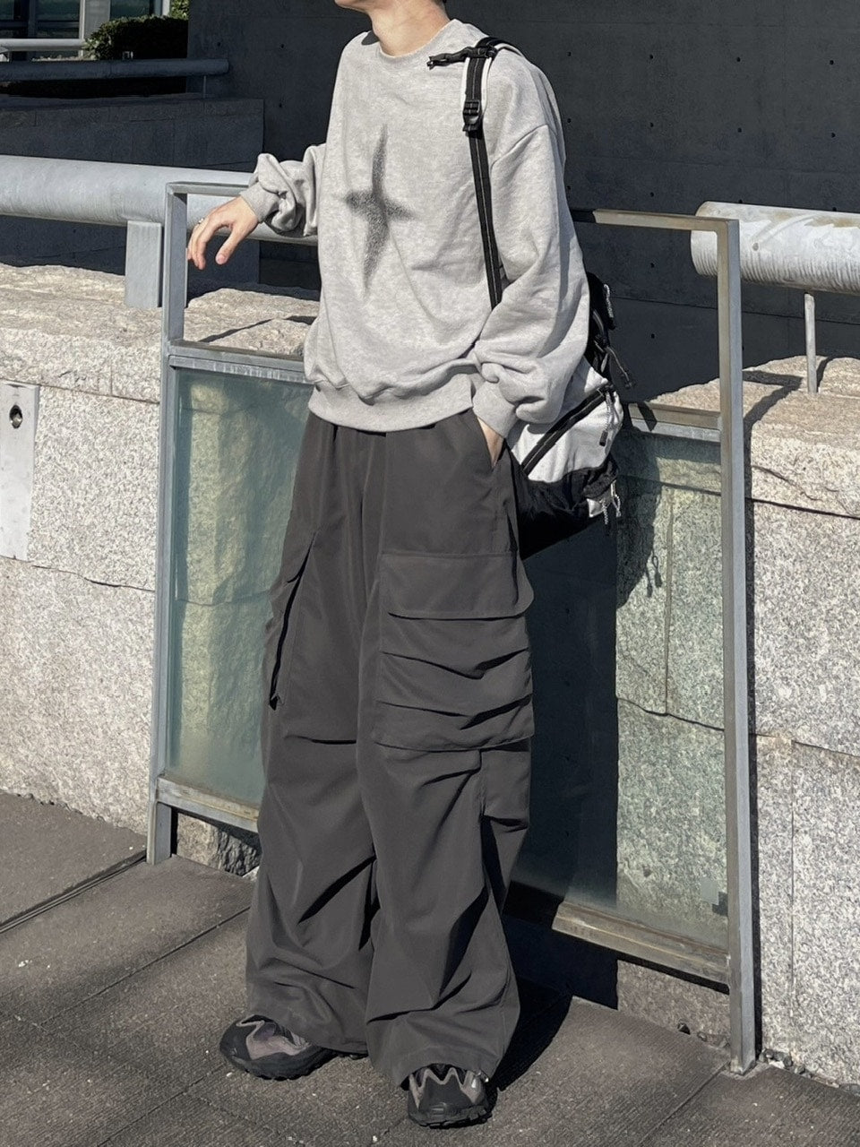 【youll】sparkle sweat shirt (2color)