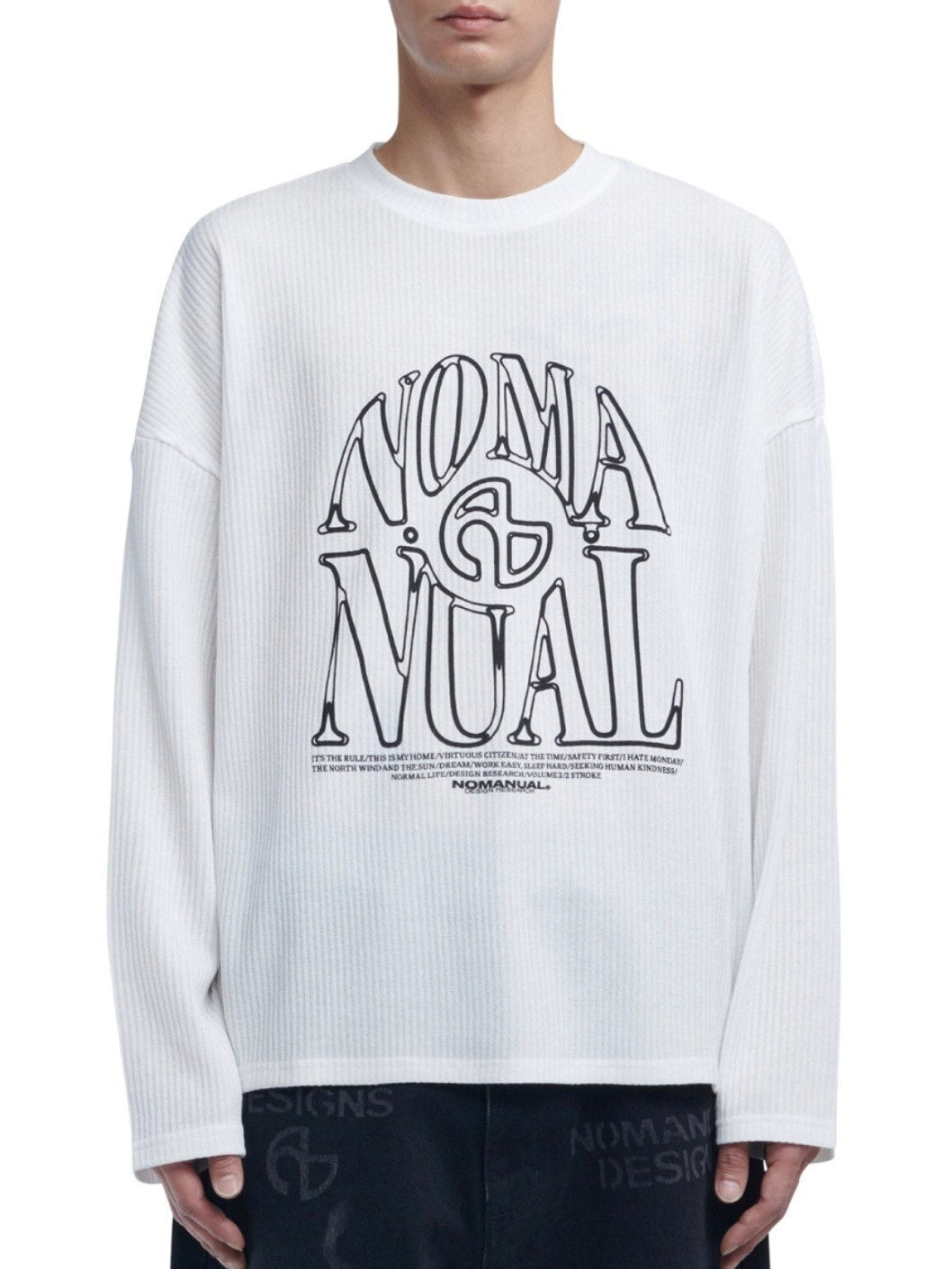 【NOMANUAL】S.N.A KNIT LONG SLEEVE