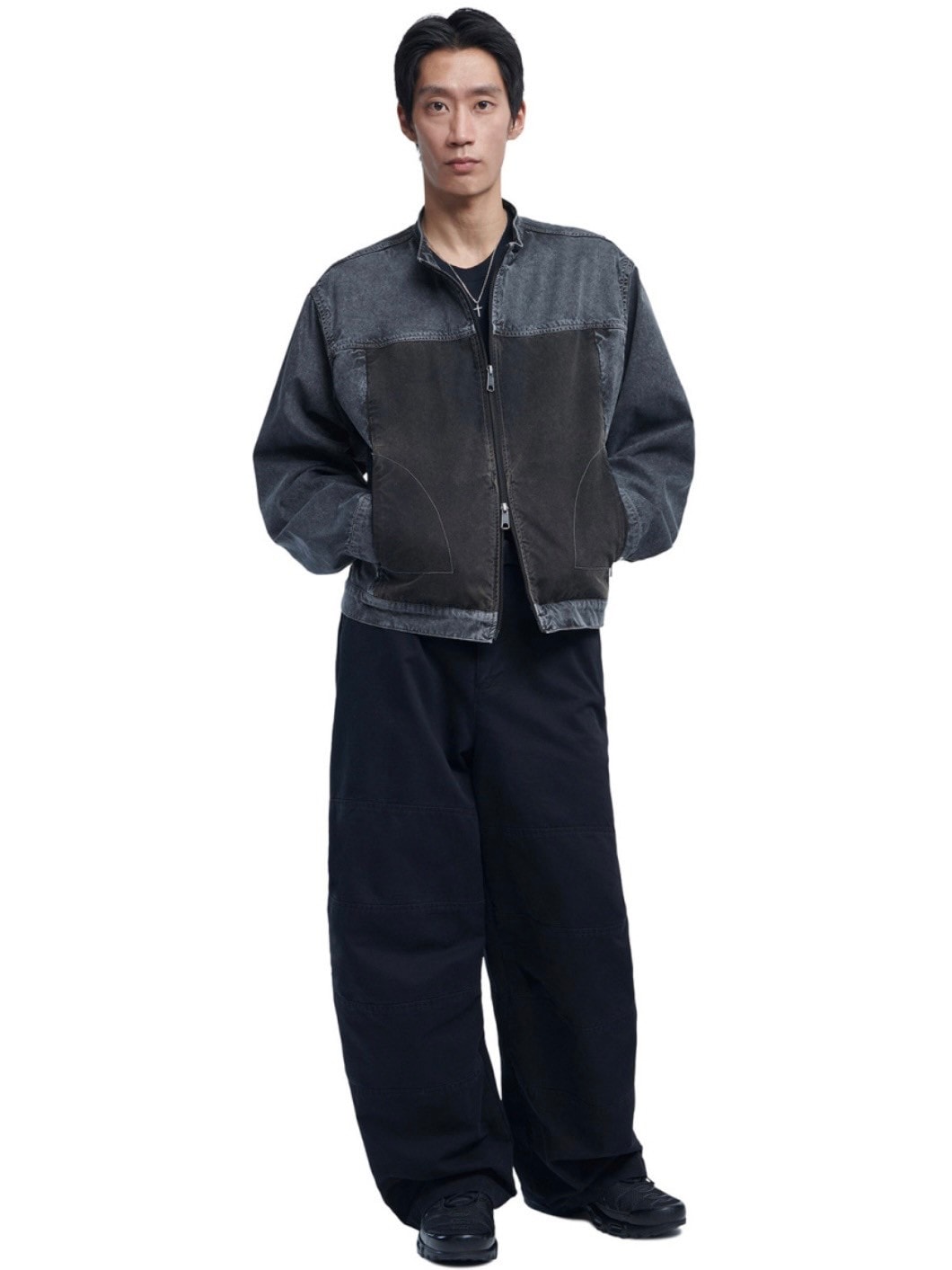 【NOMANUAL】P.D CURVED PANTS