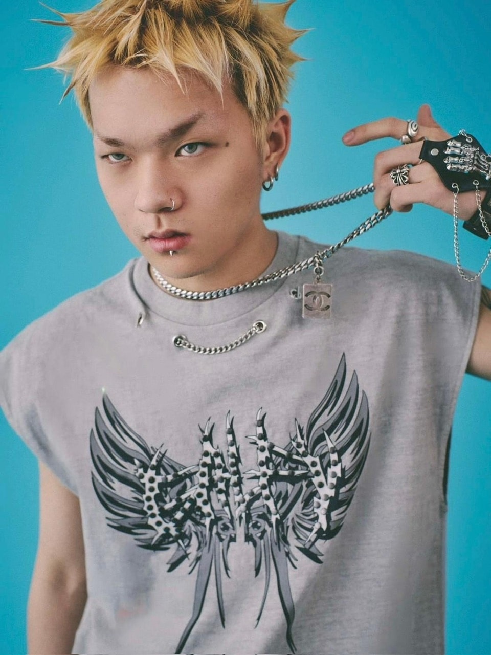 【GALFY】ゴリ厨二タンク / 【ガルフィー】ロゴプリントタンクトップ