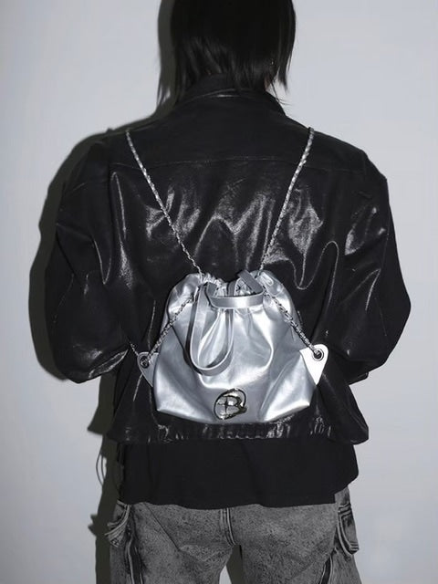 【BLACK PURPLE】Muffin multi bag 2 colors