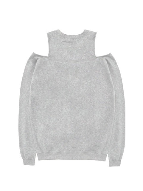 【ROCK CAKE】Open Shoulder Sweatshirt