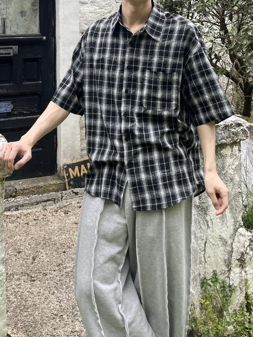 受注制【youll】tartan check shirt (4color)