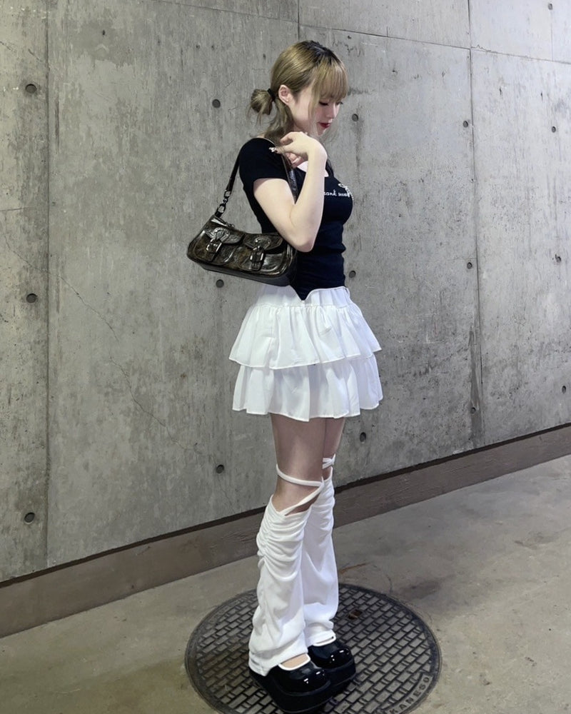 受注制【Never mind the XU】pocket leather belt bag (2color)
