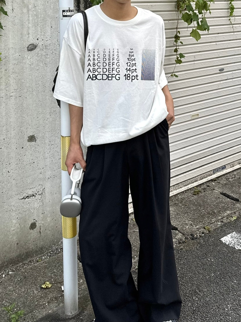 受注制【RENOL】point size tee