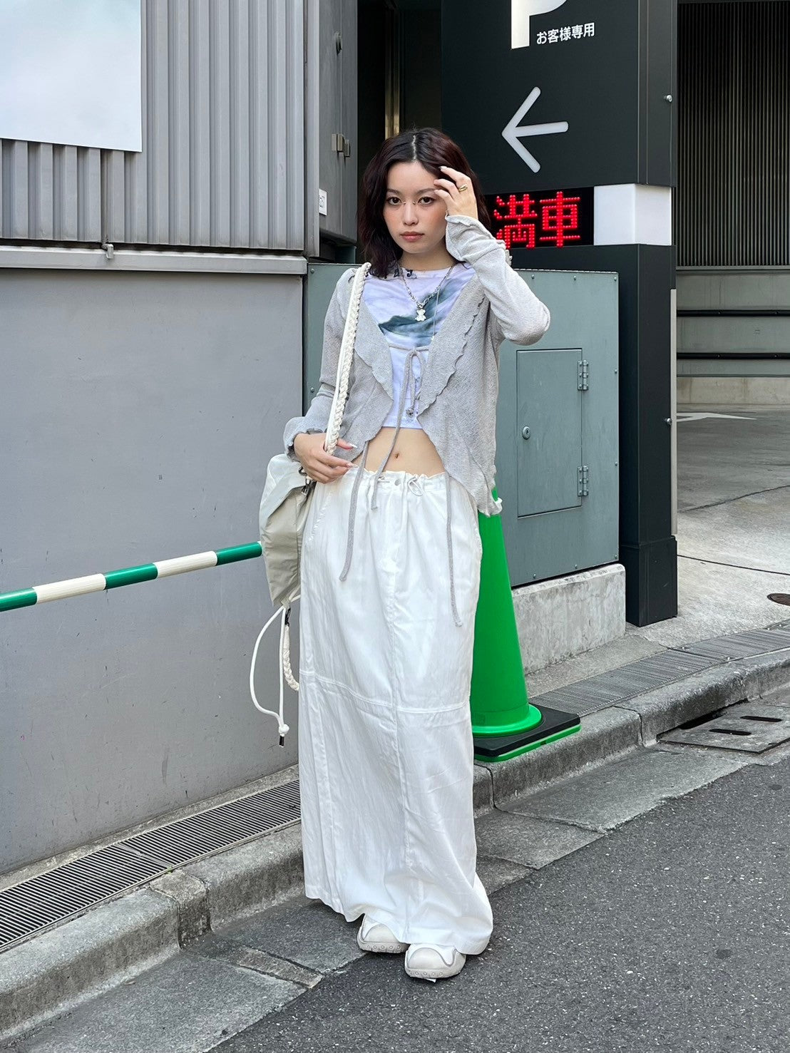 受注制【nmtc +】frill ribbon cardigan (3color)