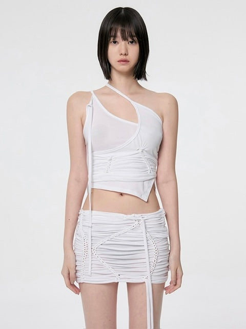 【FLAREUP】Handmade Twisted Skirt