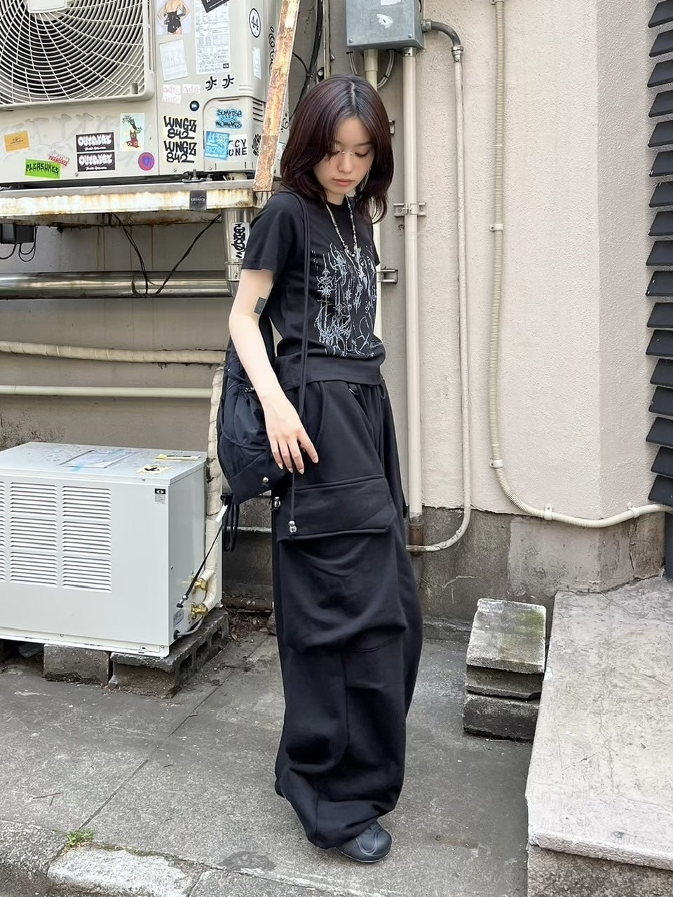 受注制【nmtc +】tattoo crop tee 2(2color)