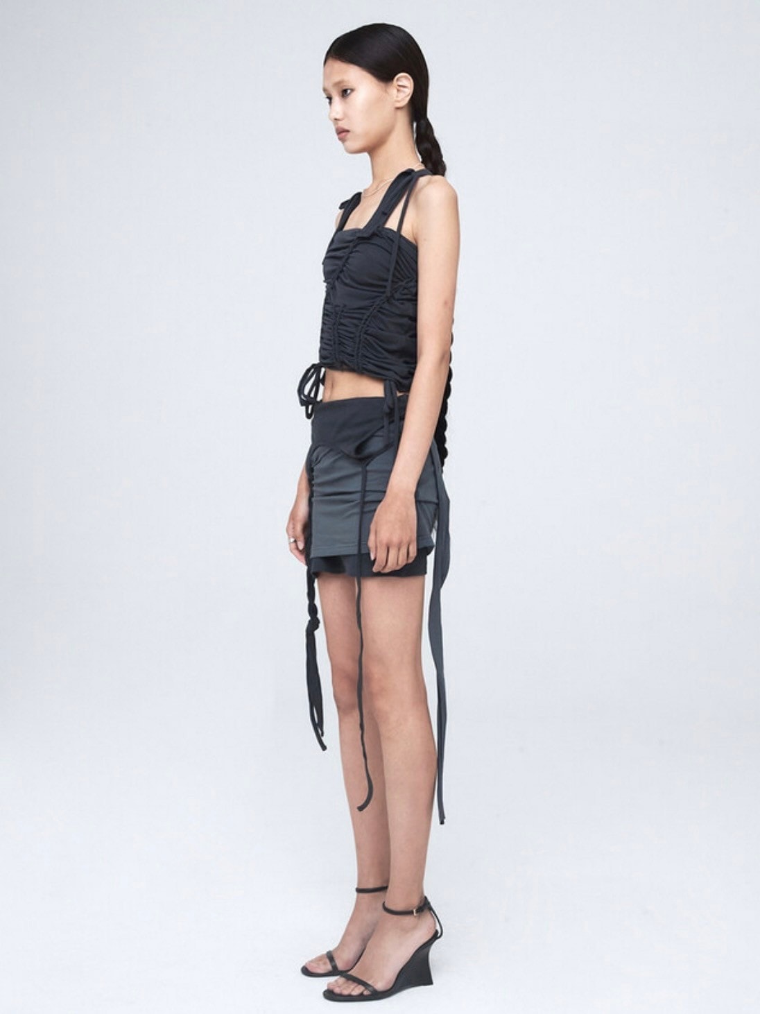 【NACHE】BRAID DROP SLEEVELESS