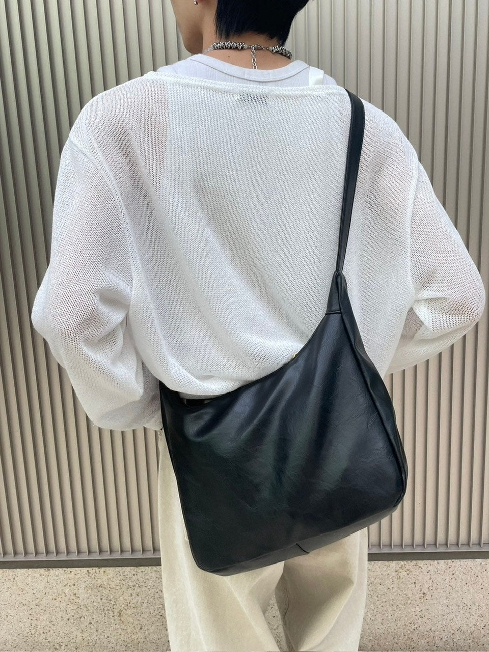 受注制【Chikashitsu +】belt design summer knit (3color)