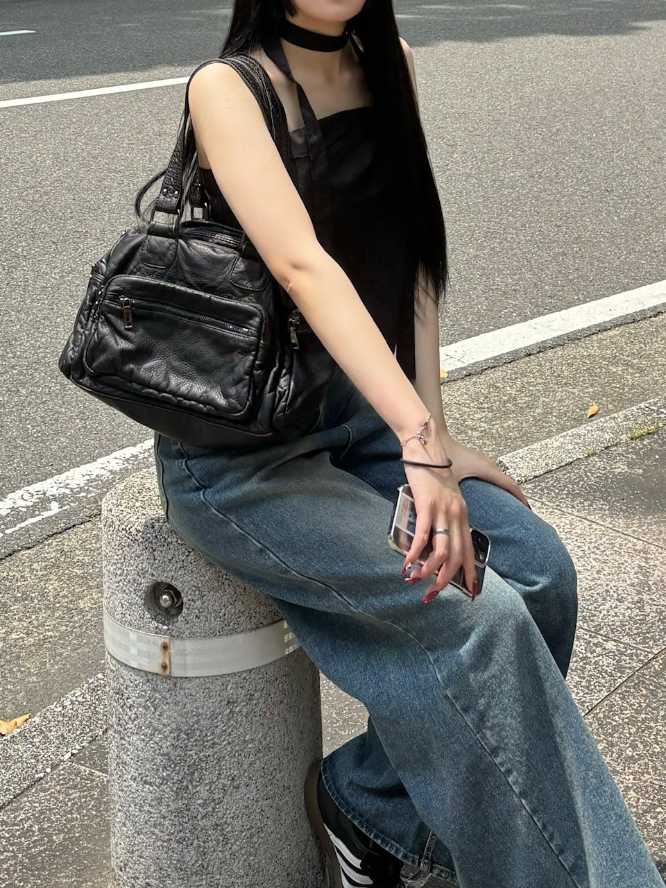 受注制【OaKS】multi pocket vintage bag / 【オークス】マルチポケットヴィンテージトートバッグハンドバッグ