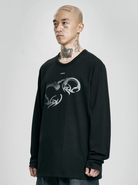 【AJOBYAJO】Tribal AJO Handcuffs Long Sleeves T-Shirt
