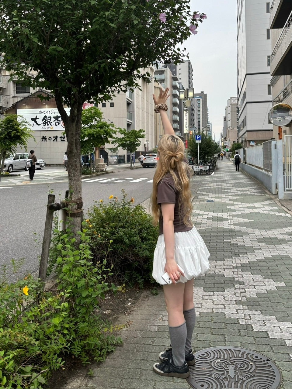 受注制【OaKS】balloon mini skirt (2color)