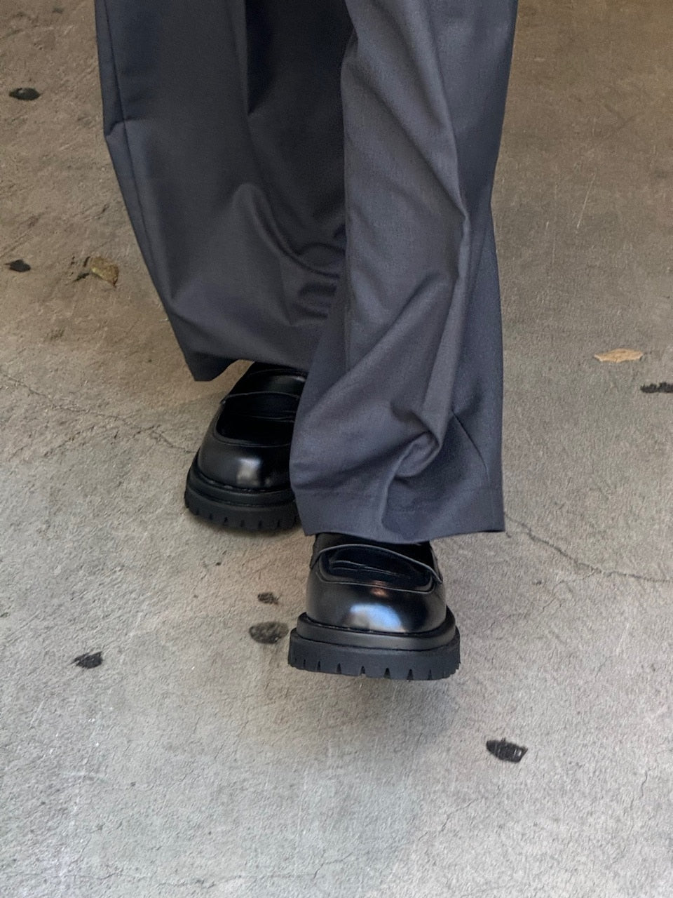 受注制【Chikashitsu +】double sole loafer