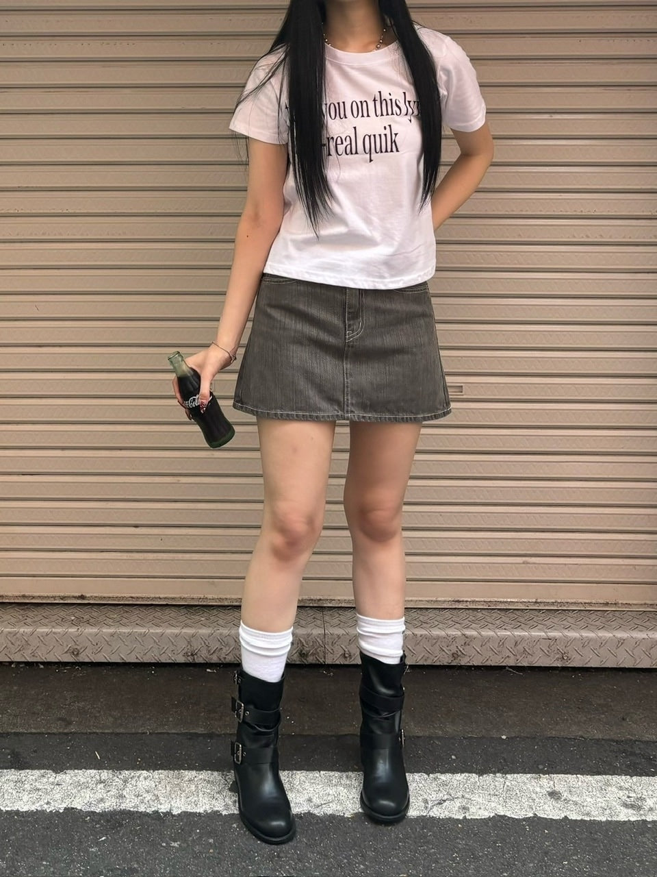 受注制【OaKS】square mini skirt