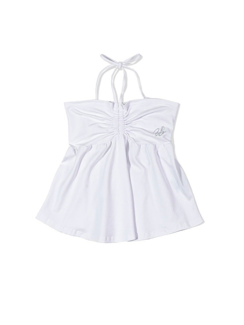 【Uglyshadow】BEADS TUNNEL SLEEVELESS / 【アグリーシャドウ】ビーズホルターネックキャミソールチュニック