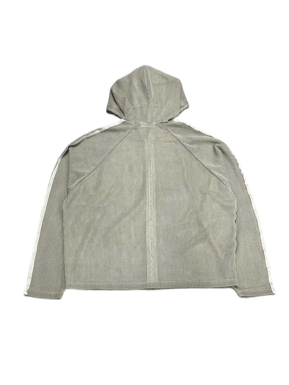 受注制【Never mind the XU】pigment track mesh zip hoodie (2color)