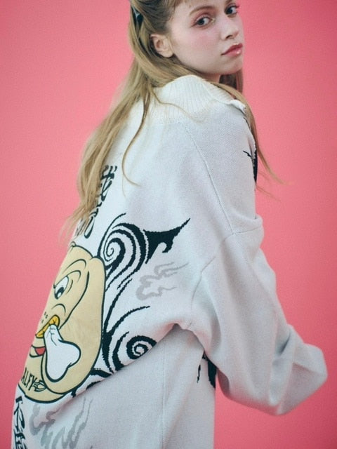 【GALFY】卍ドライバーズニット