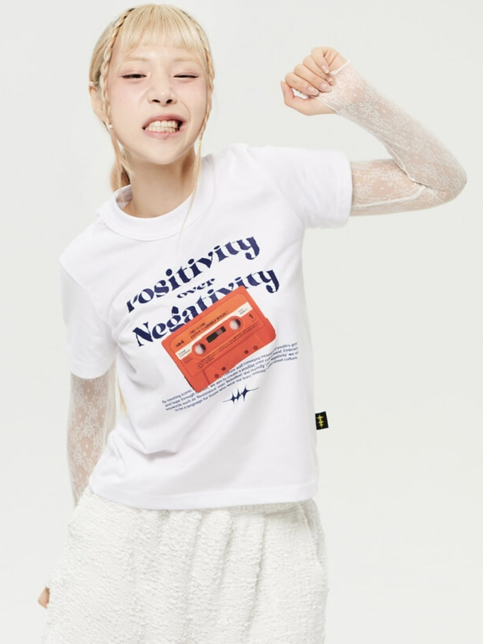 【HOLY NUMBER 7】Lace see-through long sleeve top / 【ホーリーナンバーセブン】レースシースルー長袖Tシャツ