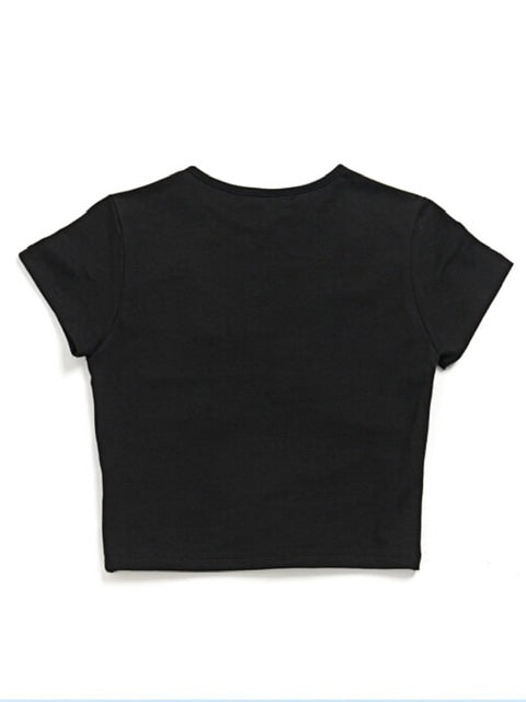 【SCHISM INDUCING】RIBBON CHARM T SHIRT