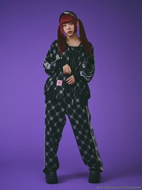 【GALFY×KUROMI】ドクロだらけセットアップ / 【ガルフィー×クロミ】ロゴジャージセットアップ