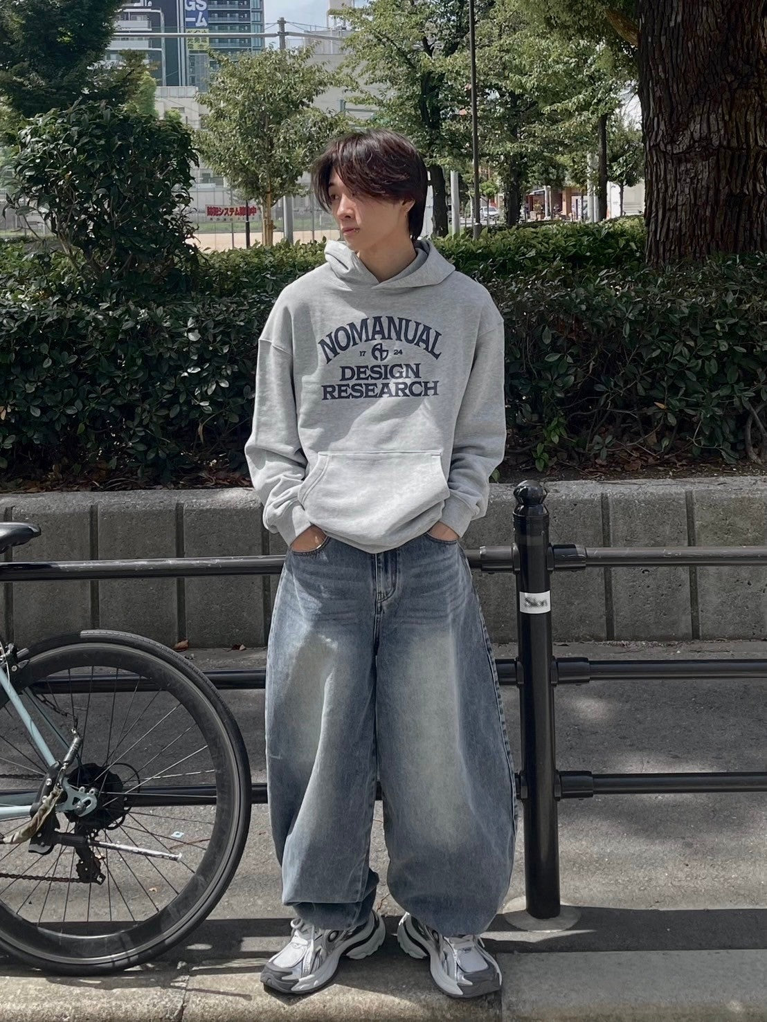 受注制【Chikashitsu +】super buggy denim pants (3color) / 【チカシツプラス】スーパーバギーデニムパンツ