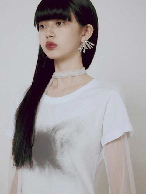 【FLAREUP】Sheer Vanish Scarf Long Sleeve