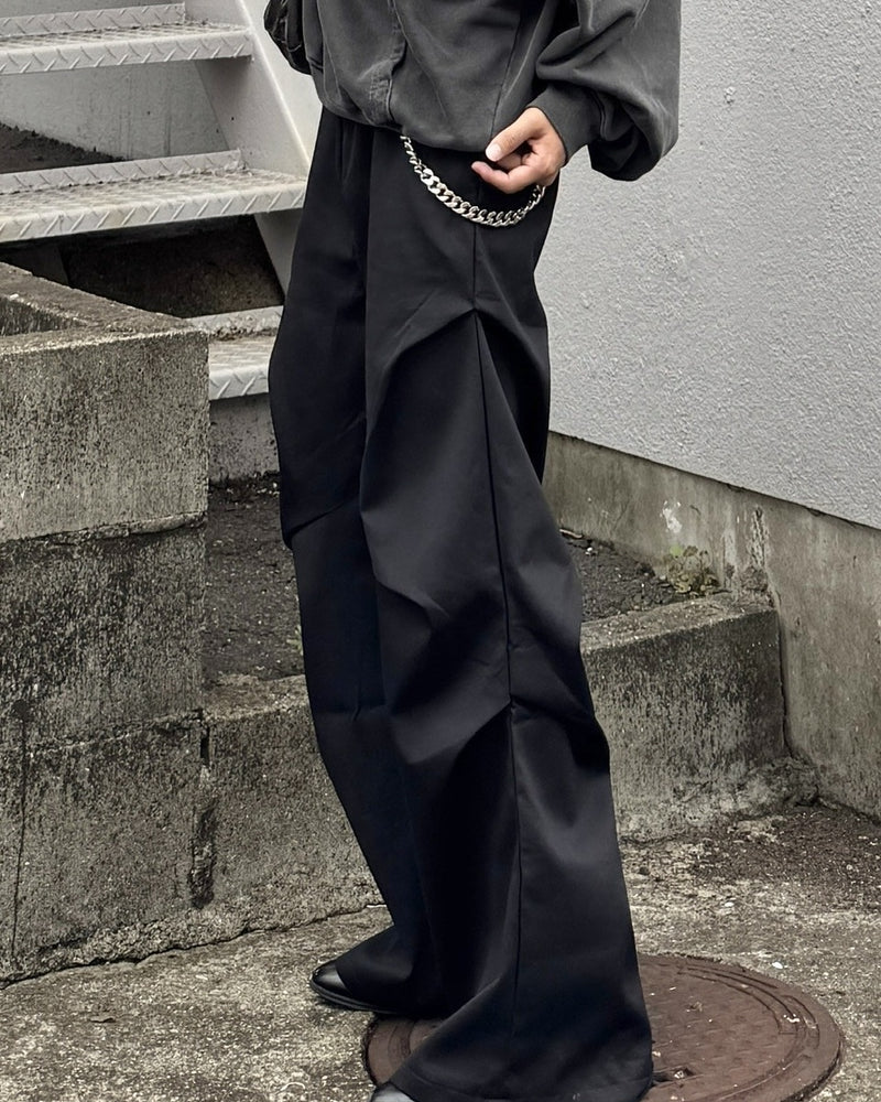 国際配送【RENOL】tuck slacks