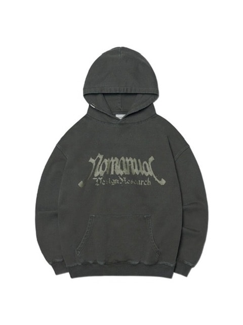 【NOMANUAL】P.N.L HOODIE / 【ノーマニュアル】ロゴプリント長袖パーカー