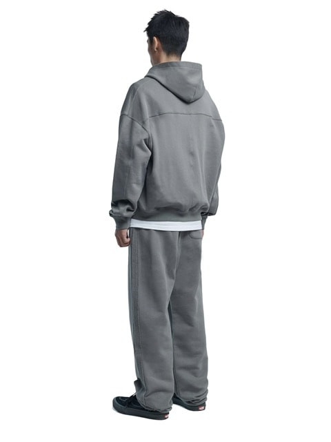 【NOMANUAL】M.L HOODED ZIP-UP / 【ノーマニュアル】ジップアップ長袖パーカー