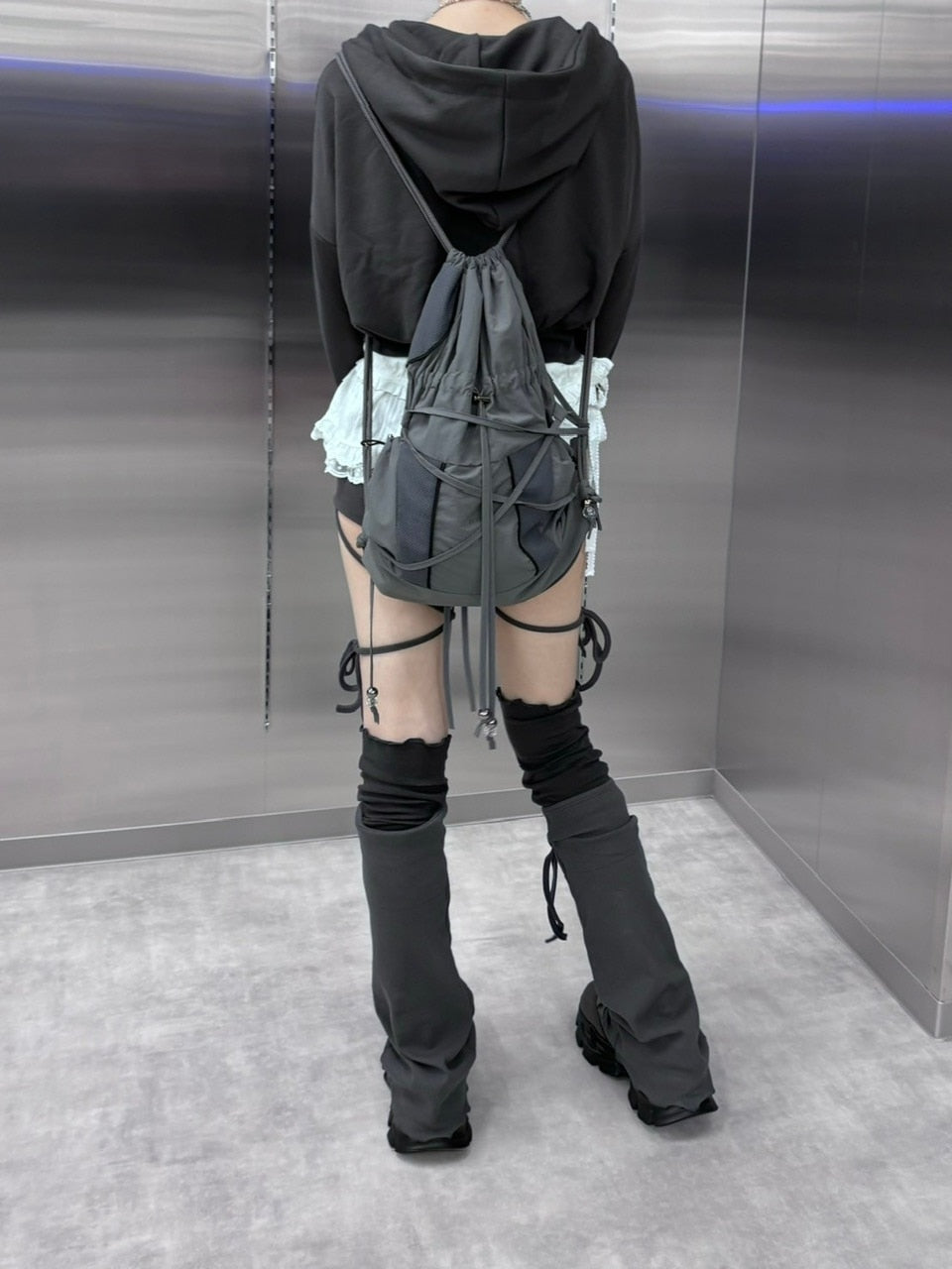 【nmtc +】layered leg warmer (3color)