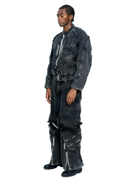 The Boy Has No Patience】DISCIPLE BIKER DENIM JACKET – PRESSING