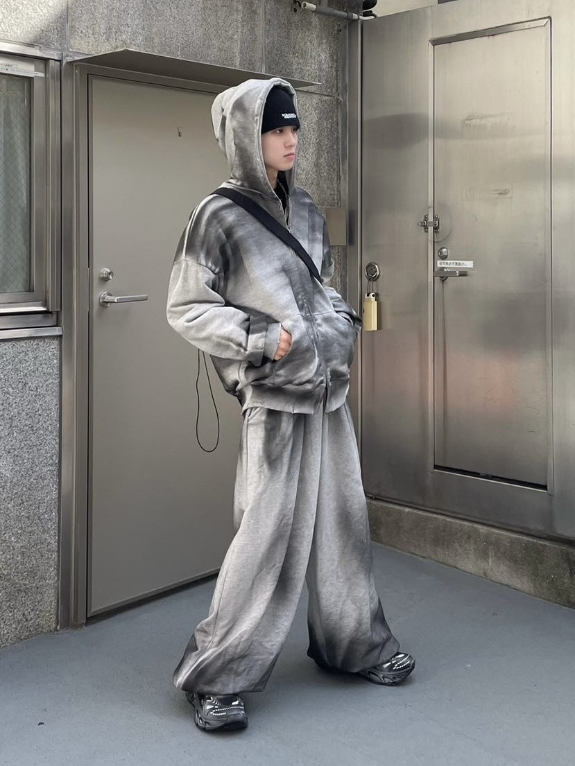 受注制【nmtc +】washing zip up hoodie (3color) / 【エヌエムティーシープラス】ウォッシングジップアップパーカー