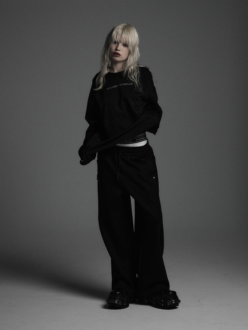 【Rosen Kreuz】the taste“V” LAYERED LONG SLEEVES