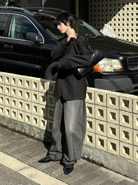 受注制【oaks】stripe design buggy pants