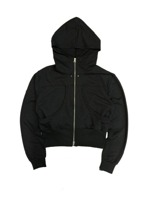 受注制【oaks】design double zip up hoodie (2color)