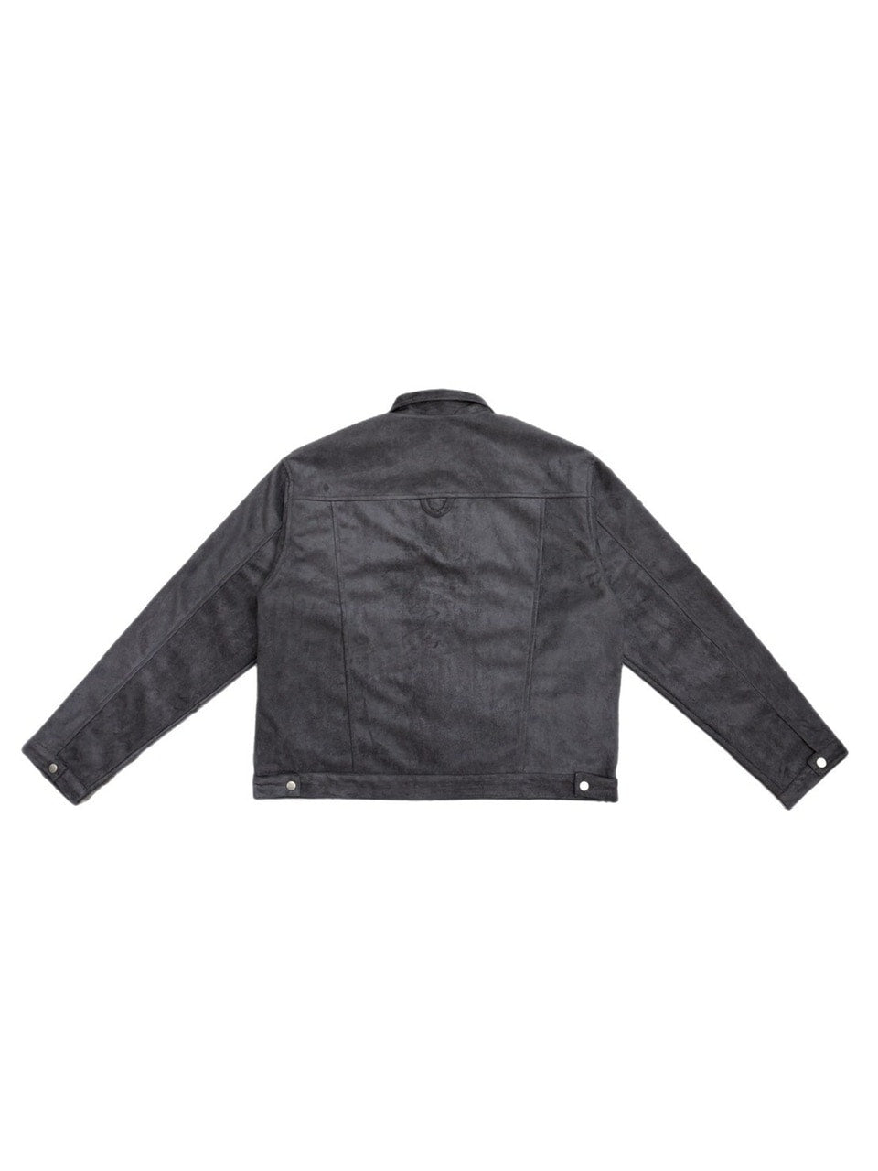 受注制【Chikashitsu +】fake suede zipper blouson (3color) /【チカシツプラス】フェイクスエードスナップボタン＆ジッパーブルゾン