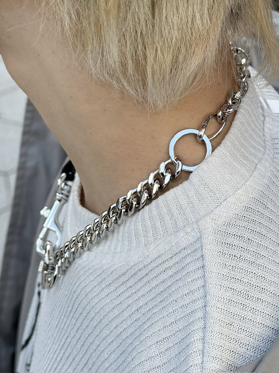 大阪店WEB限定【Chikashitsu +】original necklace 2 (2color)