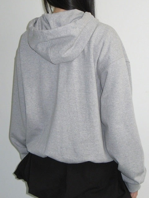 【CRANK】FRILL ZIP-UP HOODIE