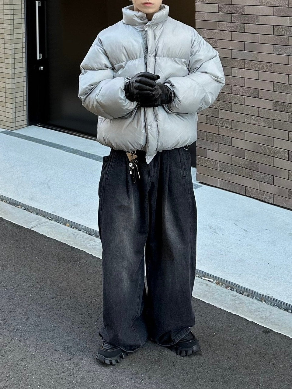 受注制【Chikashitsu +】unisex padding heat jacket (3color