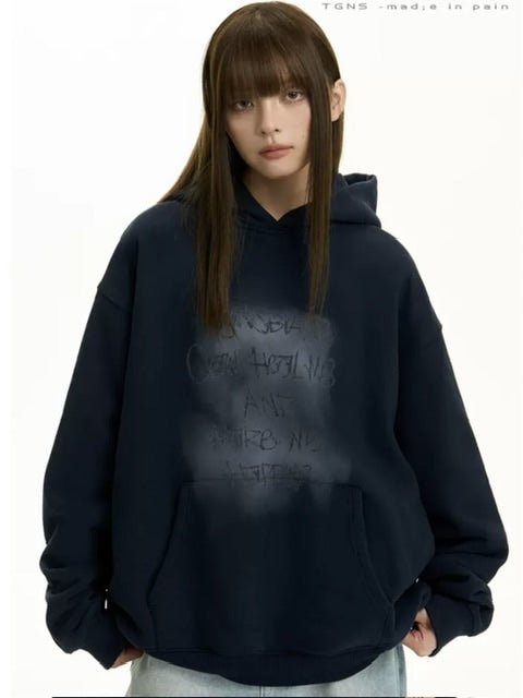 【TGNS】Happyeverday Graffiti Dyed Sweatshirt