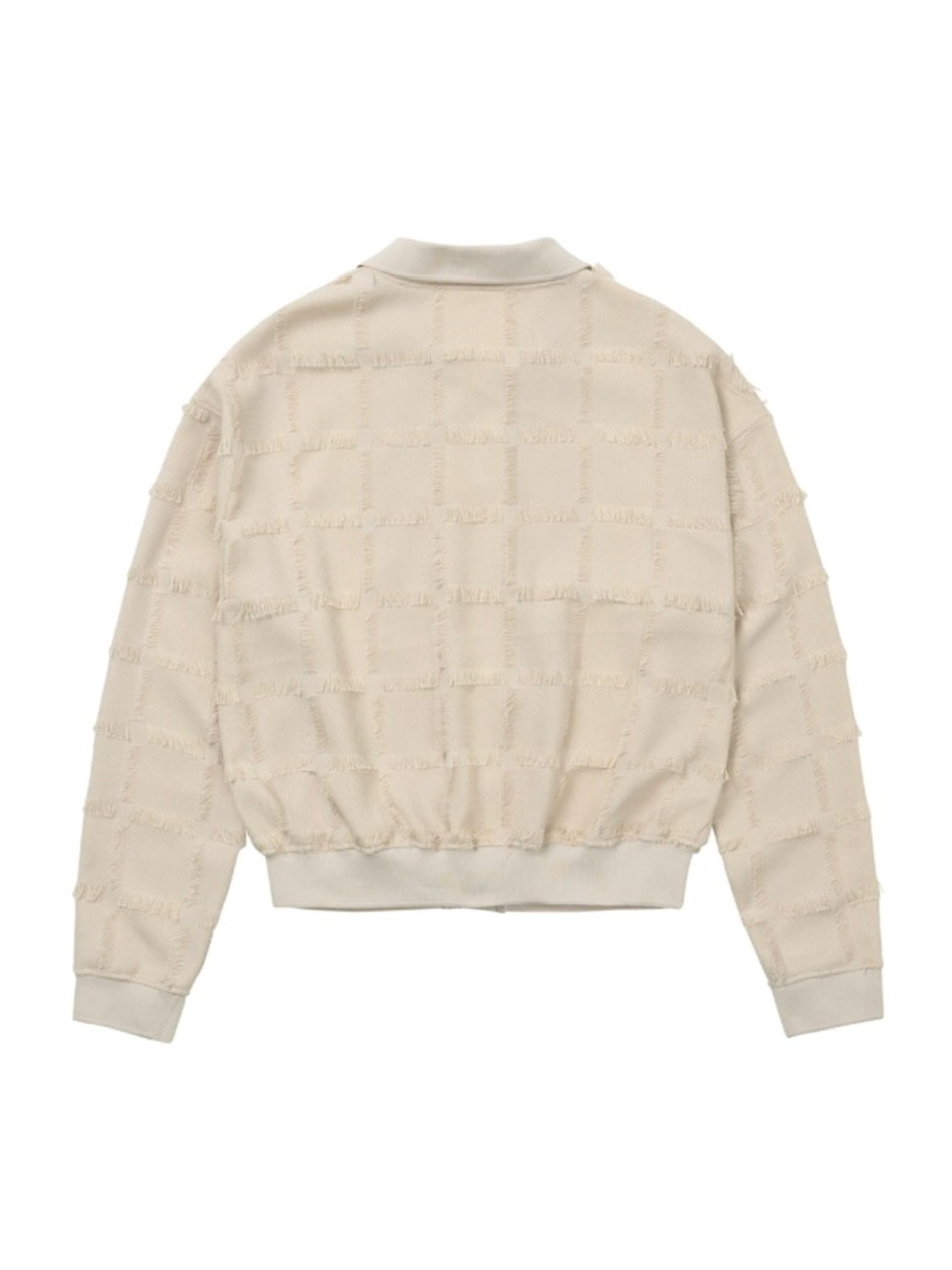 【AJOBYAJO】Fringe Check Cardigan