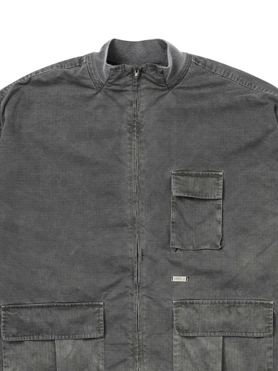 【AJOBYAJO】Ribstop Washed Cargo Shirt Jacket