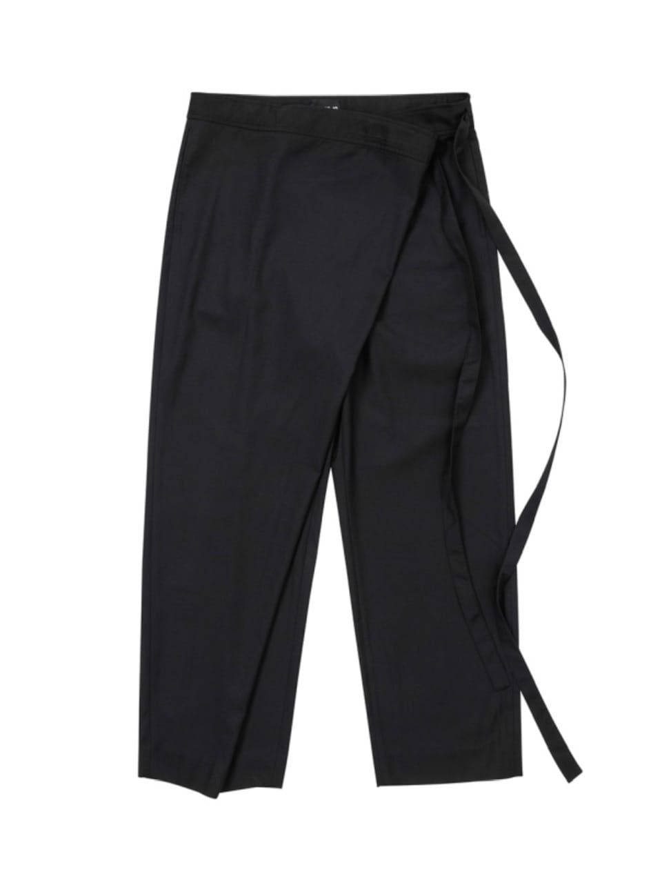 【AJOBYAJO】Wool Blend Asymmetrical Long Skirt Pants