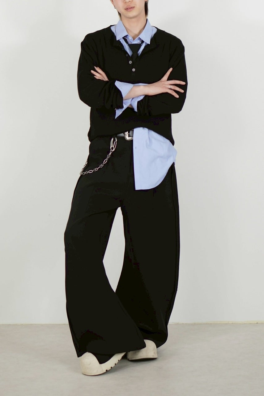 【Chikashitsu +】basic cotton shirt (3color)