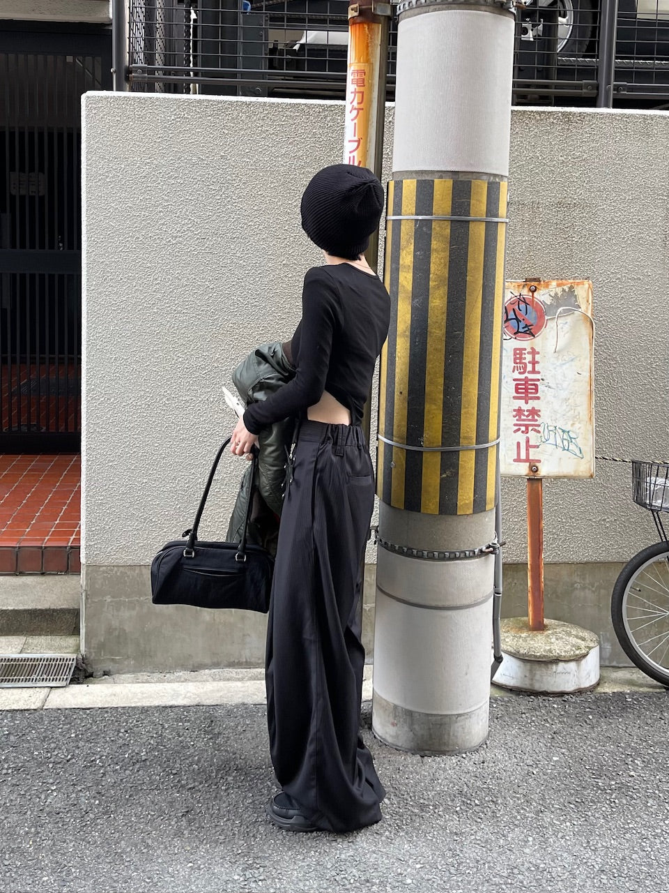 【oaks】side slit long sleeve (2color)