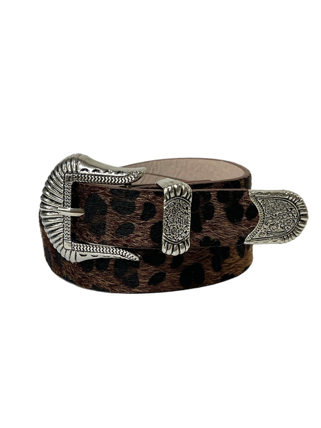 受注制【Chikashitsu +】western leopard belt (2color)
