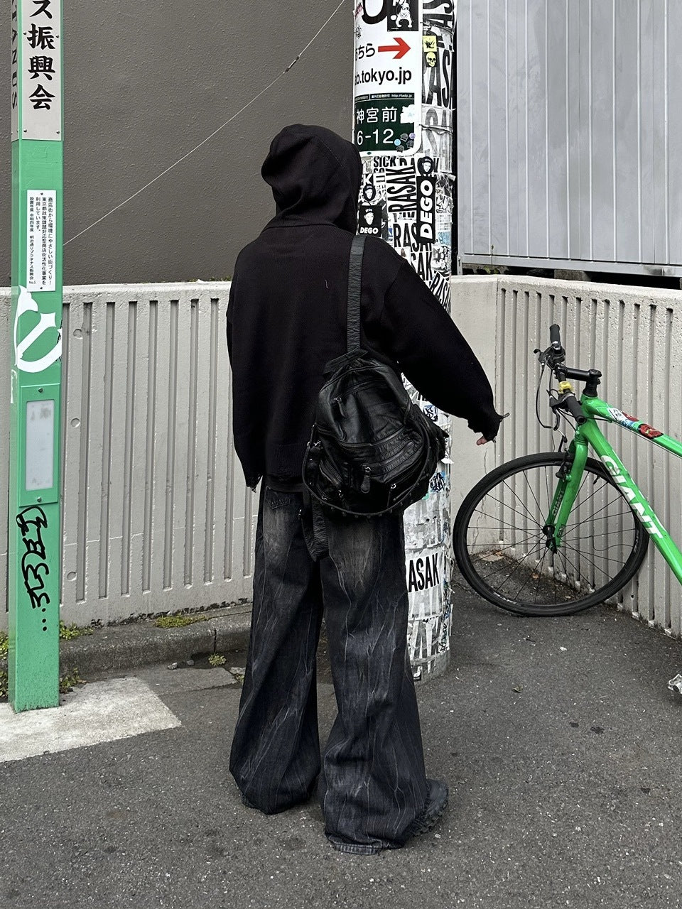 大阪店WEB限定受注制【Chikashitsu +】leather studs backpack