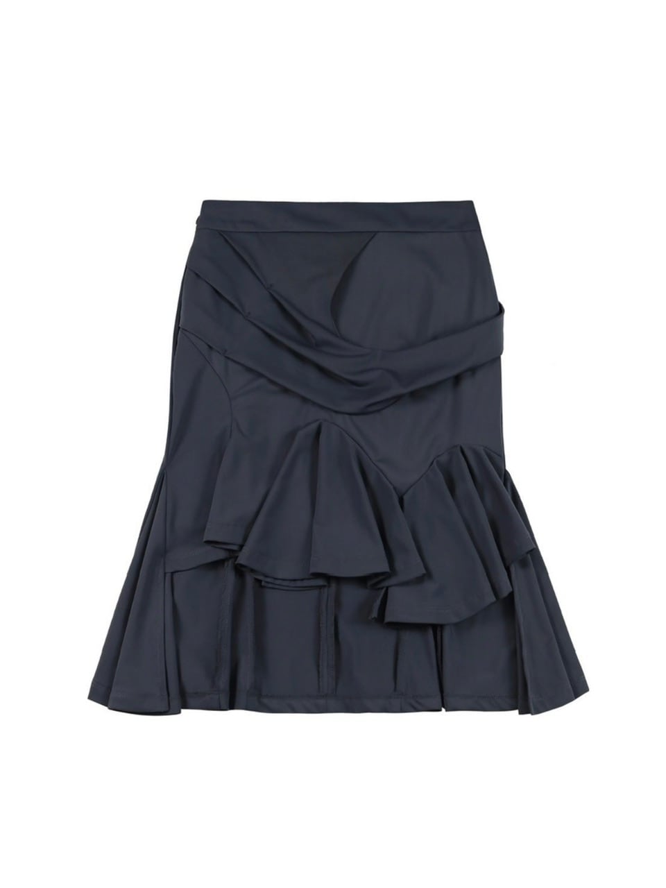 【DIFFERENTIS】Draped Jersey Skirt