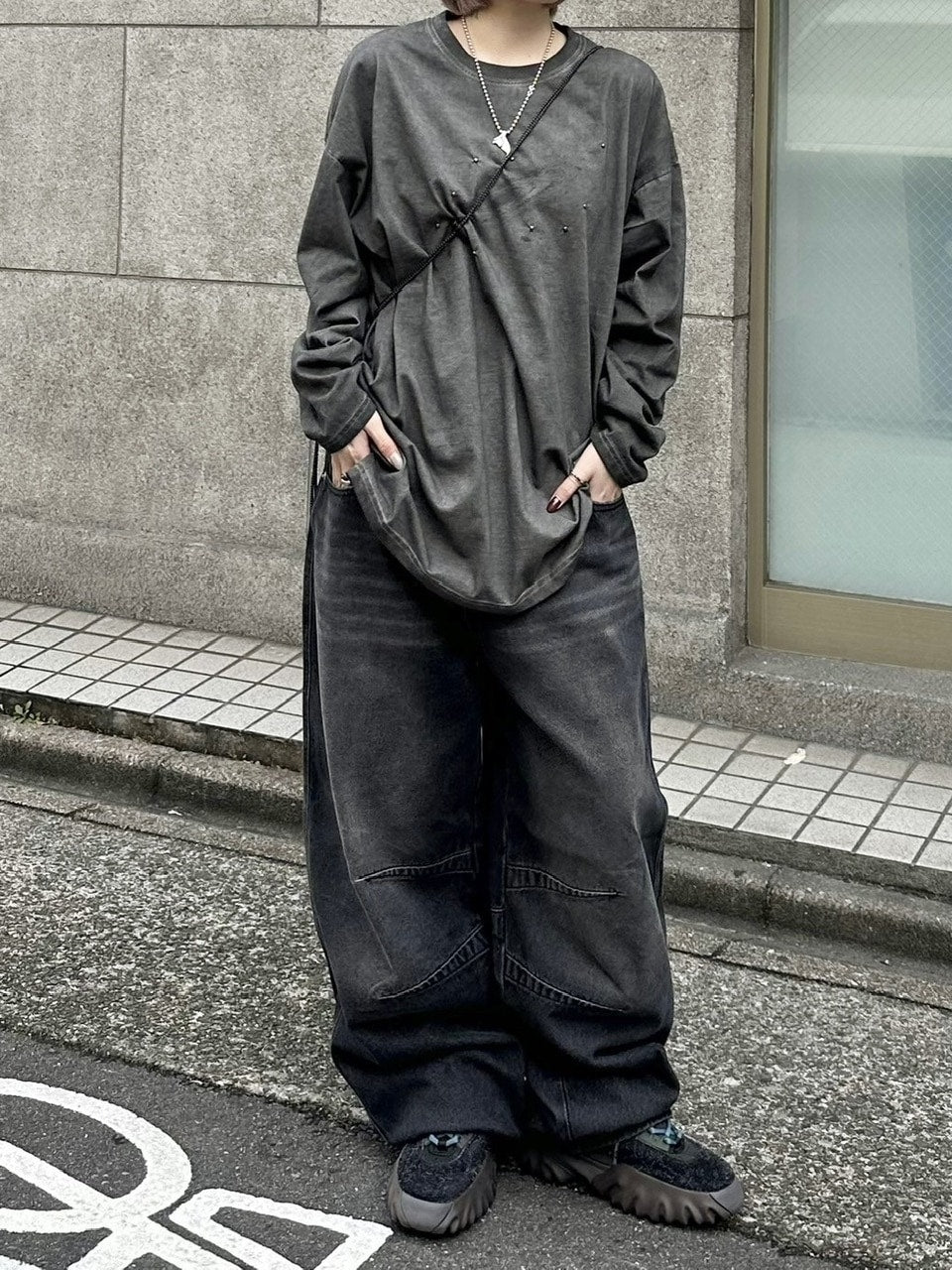 受注制【youll】galaxy long tee (2color)